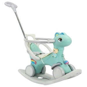 Konjić 2u1 muzička guralica i klackalica Baby Land - Img 2