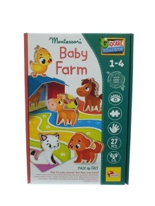 Montesori drvena slagalica farma