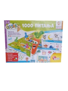 Carotina edukativna interaktivna igra 1000 pitanja Lisciani