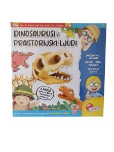 Dinosaurusi i praistorijski ljudi edukativna igra Lisciani