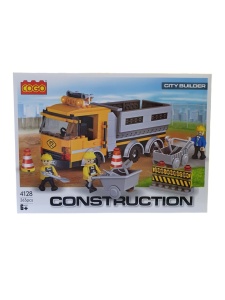 Kocke gradilište sa kamionom Cogo 263pcs 4128