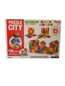 Puzzle kocke city 128pcs Dede - Img 2