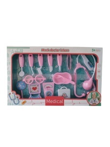 Doktorski set plavi i roze