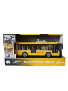 Autobus sa zvučnim i svetlosnim efektima žuti