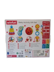 Gift set za bebe 4 zvečke WinFun - Img 2