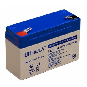 ACUMULATOR PLUMB 4V/3.5Ah F1, UL3.5-4 ULTRACELL