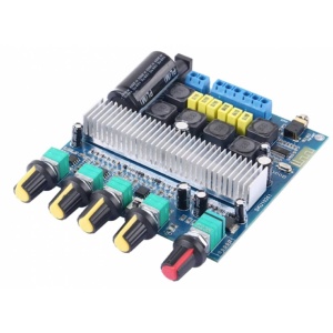AMPLIFICATOR SISTEM 2.1, TPA3116, BLUETOOTH 5.0, 2x50W+100W, 12-24V DC