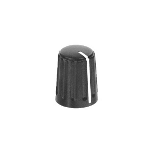 BUTON POTENTIOMETRU 28.5/6 NEGRU