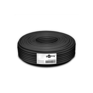 CABLU CAT6A S/FTP (PiMF) AWG23/1 EXTERIOR NEGRU CUPRU - ROLA 100M