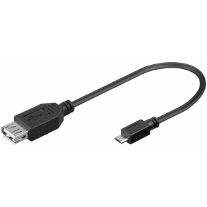 CABLU USB 2.0A MAMA MICRO USB 0.2m