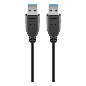 CABLU USB 3.0A TATA-TATA 1m NEGRU