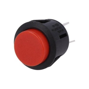 COMUTATOR ROTUND DPST-NO ROSU 6A/250V