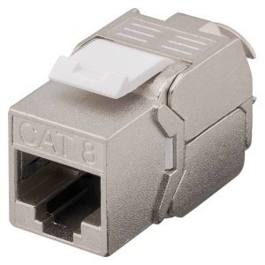 CONECTOR TIP KEYSTONE, MAMA, METAL MUFA RJ45, CAT 8.1 STP