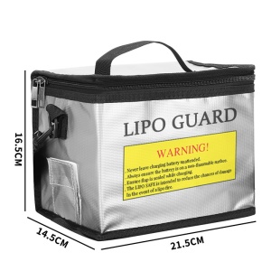 GEANTA IGNIFUGA PENTRU ACUMULATORI CU LITIU 215x145x165mm