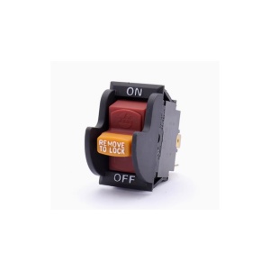 INTRERUPATOR OFF-NONE-ON 12A/230VAC CU OPRITOR SIGURANTA