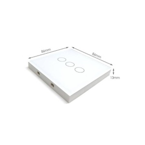 INTRERUPATOR TACTIL DE PERETE, 3 CANALE RF, SMARTWISE T1R3W(R2) - Img 2