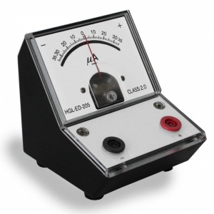 MICROAMPERMETRU DIDACTIC 0-35 uA DC PEAKTECH P205-08 - Img 2