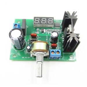 MODUL SURSA LINIARA REGLABILA LM317 CU VOLTMETRU