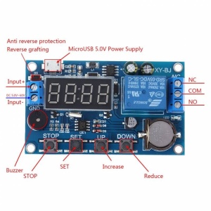MODUL TEMPORIZATOR 5-30V CU DECLANSARE - Img 2