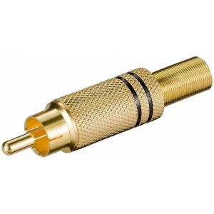 RCA TATA AURIT NEGRU CABLU 5.4 mm