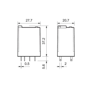 RELEU 24 V/10 A 2xU 600 R - Img 2