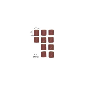 SET 10 TAMBURI CORINDON PENTRU SLEFUIT 14mm GR120