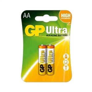 SET 2 BATERII ALCALINE 1.5V AA GP ULTRA