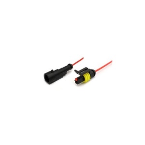 SET CONECTOR AMP SUPERSEAL IP67 1 FIR ROSU 10 cm