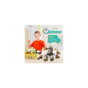 SET EDUCATIONAL CONSTRUCTII MASINI MAKERZOID BIG BLOCKS - Img 2