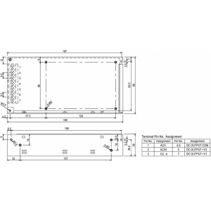 SURSA RD-125-1224 +12/+24V MEAN WELL - Img 2