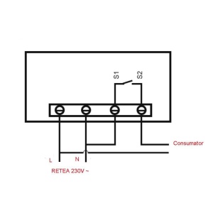 TERMOSTAT DIGITAL -55+120'C 230V CONTACT 10A - Img 4