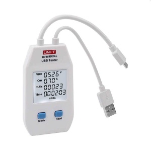 VOLTAMPERMETRU DUAL USB UT658