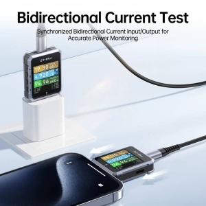 VOLTAMPERMETRU USB TYPE-C PD 3.1 FNB-C2 FNIRSI - Img 6