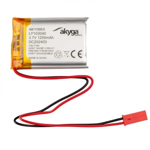 ACUMULATOR LI-PO 3.7V/1200mAh AKY-LP103040