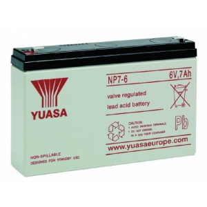 ACUMULATOR PLUMB 6V/7Ah F1, NP7-6 YUASA