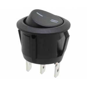 COMUTATOR 1 X 2P ON-ON NEGRU I-II
