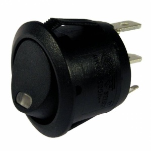COMUTATOR 20A/12VDC OFF-(ON) CU LED