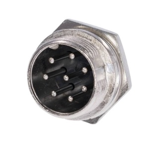 CONECTOR CIRCULAR GX16 8 PINI TATA - PANOU