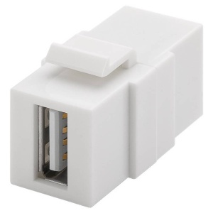 CONECTOR TIP KEYSTONE, CU MUFA USB 2.0, 2 xUSB 2.0 MAMA