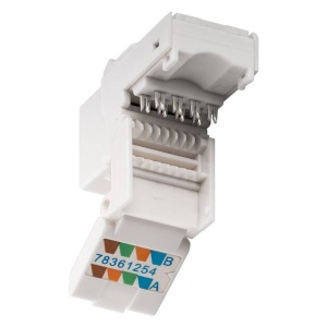 CONECTOR TIP KEYSTONE, MAMA, ABS, MUFA RJ45, CAT 6 UTP, 250MHz - Img 2