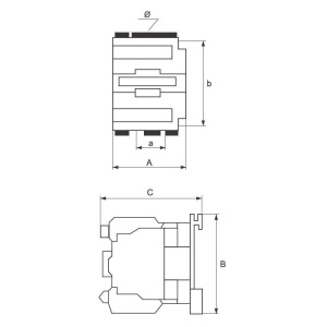 CONTACTOR LP1-D1810 18A 24V CC - Img 2