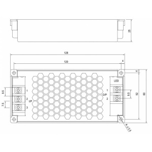CONVERTOR RSD-60G-24 MEAN WELL - Img 2