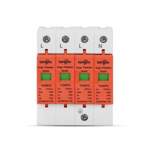 DESCARCATOR SUPRATENSIUNE SPD AC 4P 15KA-40KA 275V TONGOU