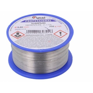 FLUDOR 0.8 mm (250 g) SN60PB40 CYNEL