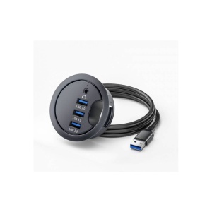 HUB 3 PORTURI USB 3.0 + AUDIO OUT INCASTRABIL IN MOBILIER