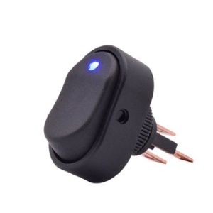 INTRERUPATOR DE PANOU CU LED ALBASTRU 12V/30A