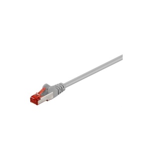 PATCH CABLE S/FTP CAT6 0.15 m GREY CUPRU