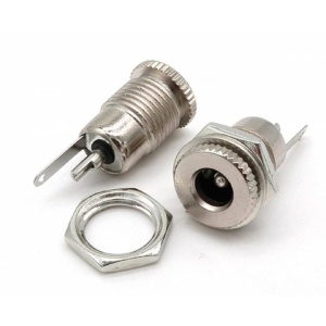 PRIZA DC METALICA DE PANOU 2.1 mm/5.5 mm