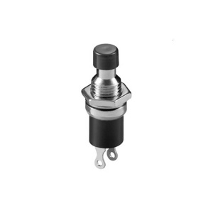PUSH BUTON NC ON-(OFF) REVENIRE NEGRU
