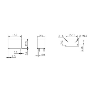 RELEU 24 V/5 A 1xU 2800 R - similar cu JV-24S-KT - Img 2